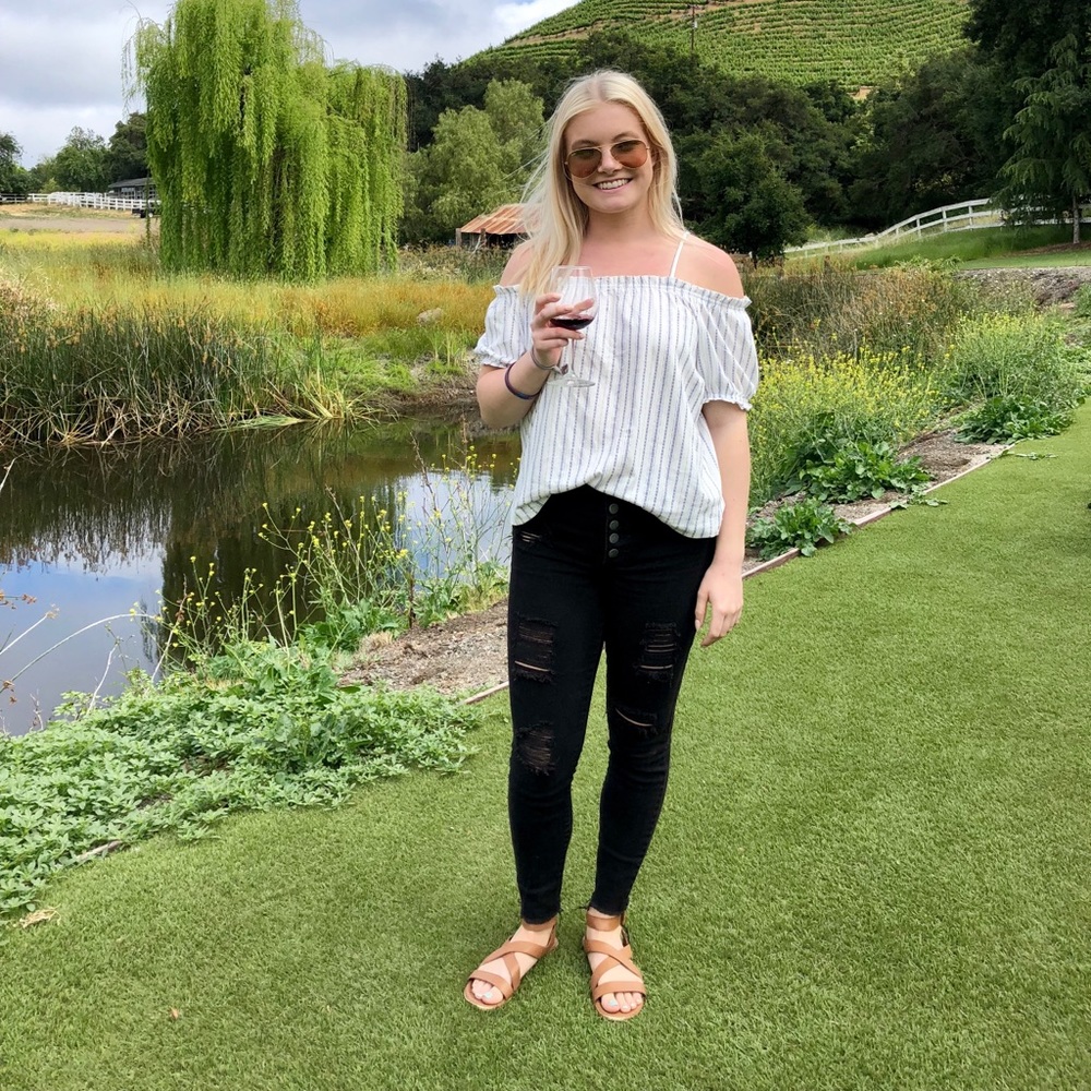 Off the shoulder top